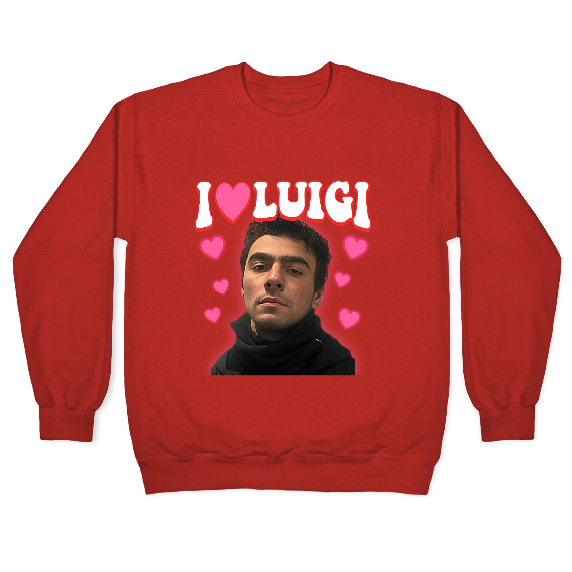 I Love Luigi Mangione Crewneck Sweatshirt